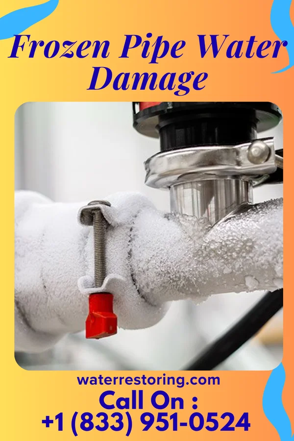 Frozen Pipe Water Damage in Central City, IA